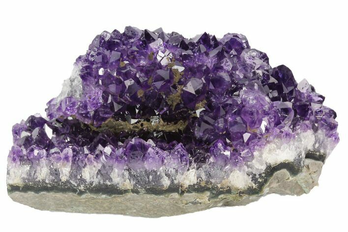 Dark Purple, Amethyst Crystal Cluster - Uruguay #122108